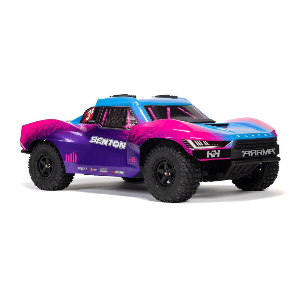 Arrma Senton 223S BLX Brushless 4X4 Short Course Truck RTR with DSC 1/10 - Blue/Purple-3