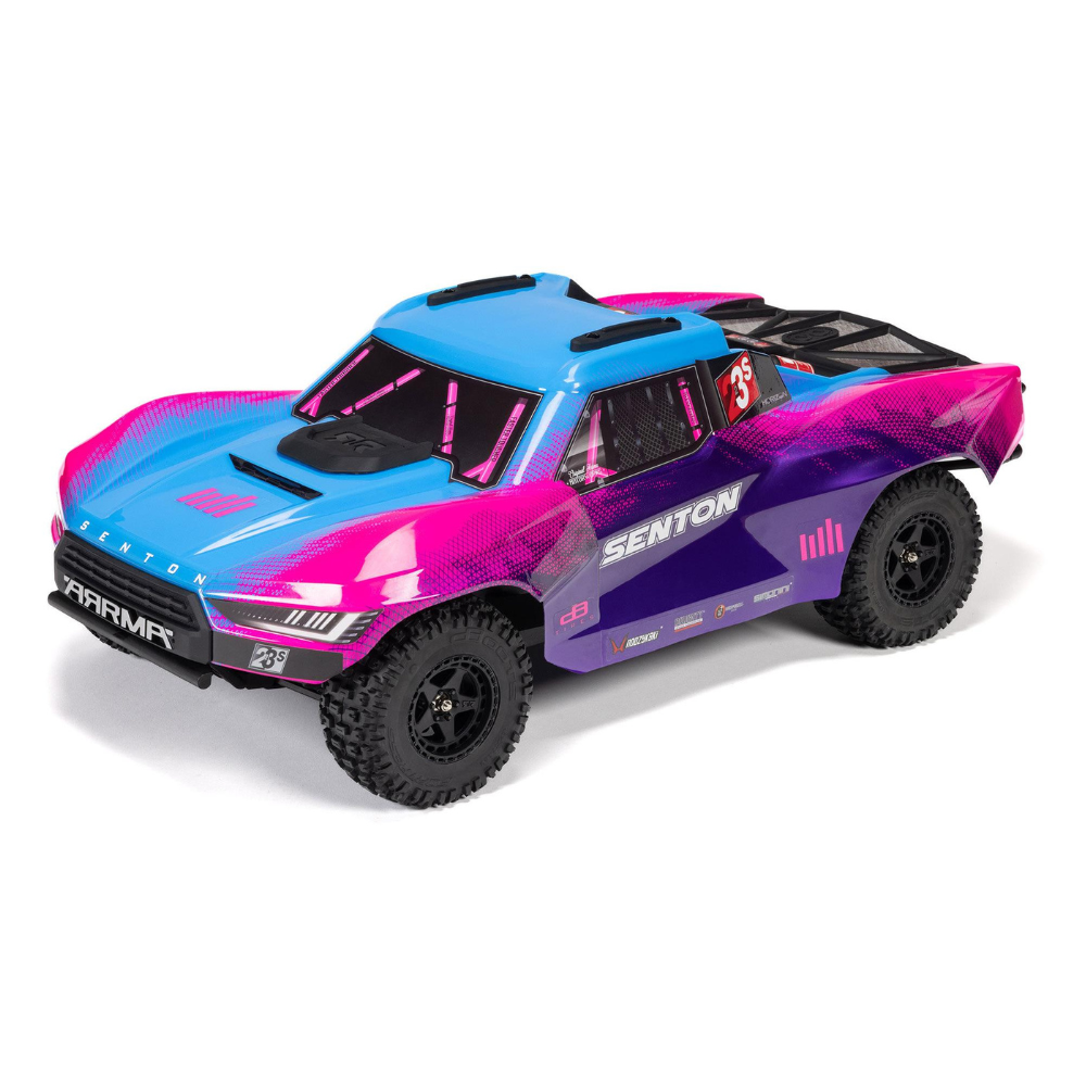 Arrma Senton 223S BLX Brushless 4X4 Short Course Truck RTR with DSC 1/10 - Blue/Purple-8