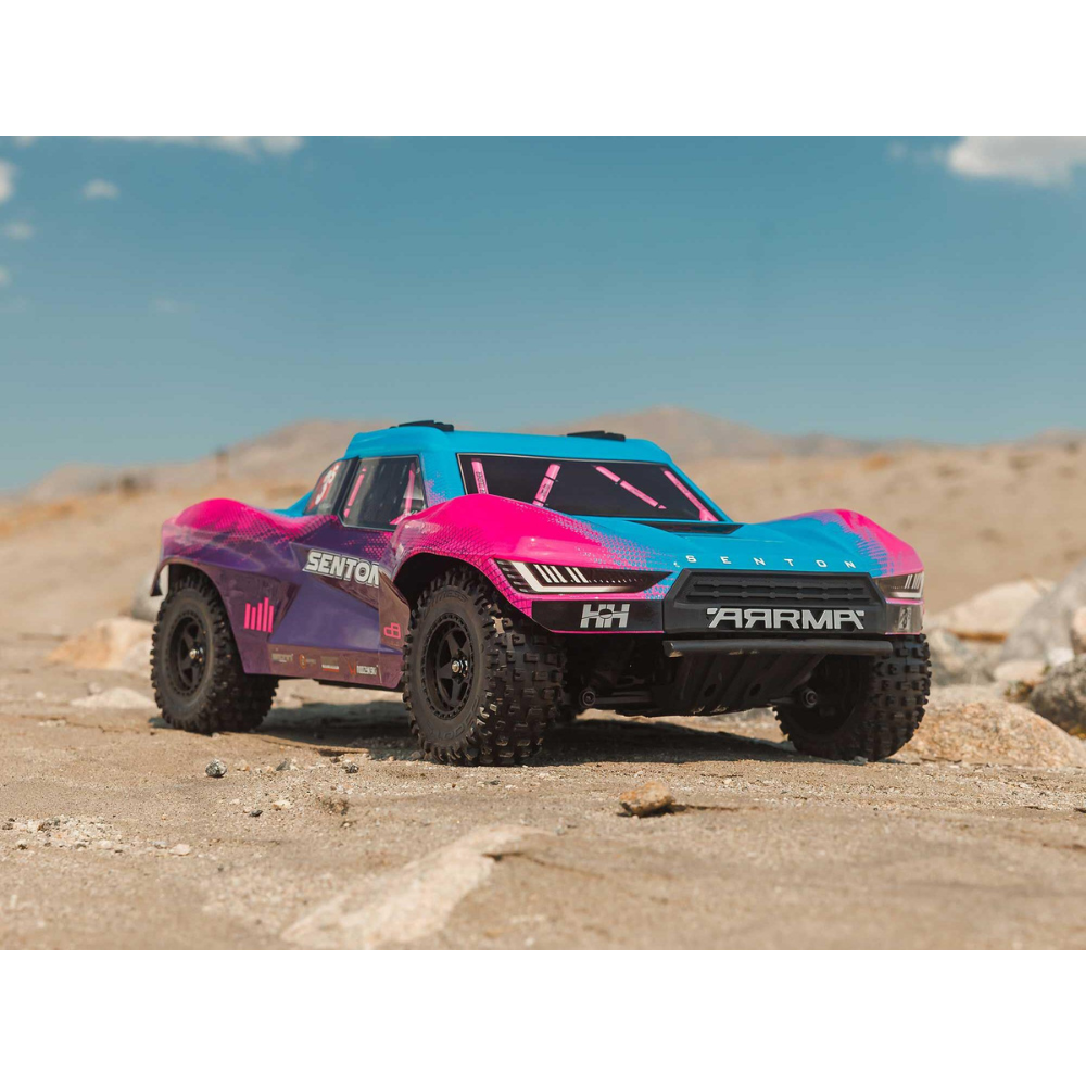 Arrma Senton 223S BLX Brushless 4X4 Short Course Truck RTR with DSC 1/10 - Blue/Purple-13