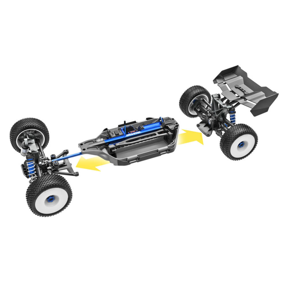 Traxxas Jato 4X4 VXL 1:8 4WD RTR Racing Buggy - Blue-6