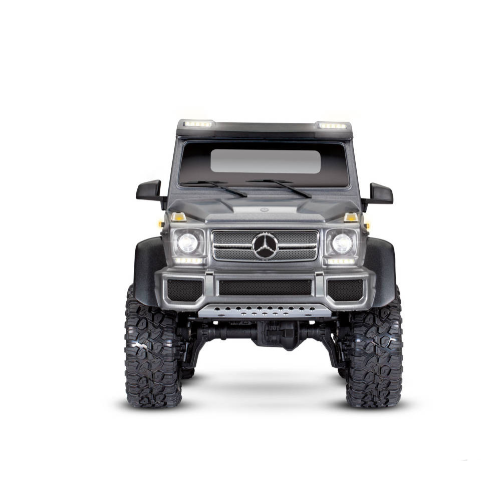 Traxxas TRX-6 Mercedes-Benz G 63 AMG XL-5 1:10 6x6 RTD Crawler w/ Clipless Body - Silver-3