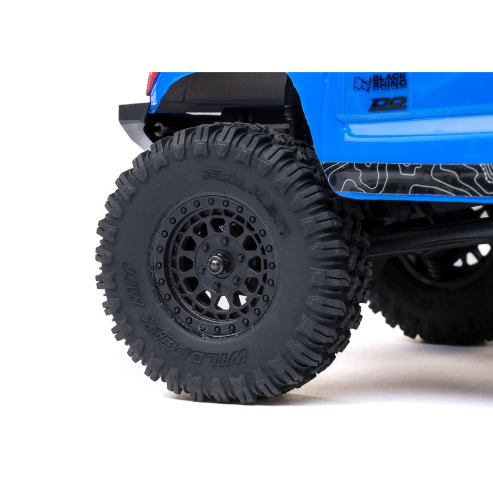 Axial SCX24 Base Camp 4WD Rock Crawler RTR Blue-10