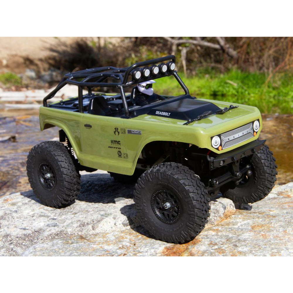 Axial SCX24 Deadbolt 4WD Rock Crawler RTR Green-6