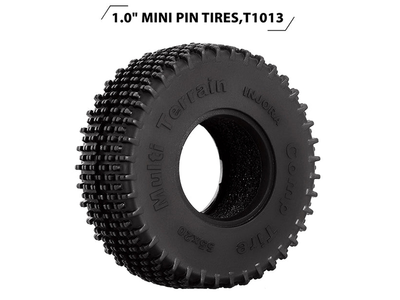 INJORA 1.0" Comp Pin Tires (4) (55*20mm)-3