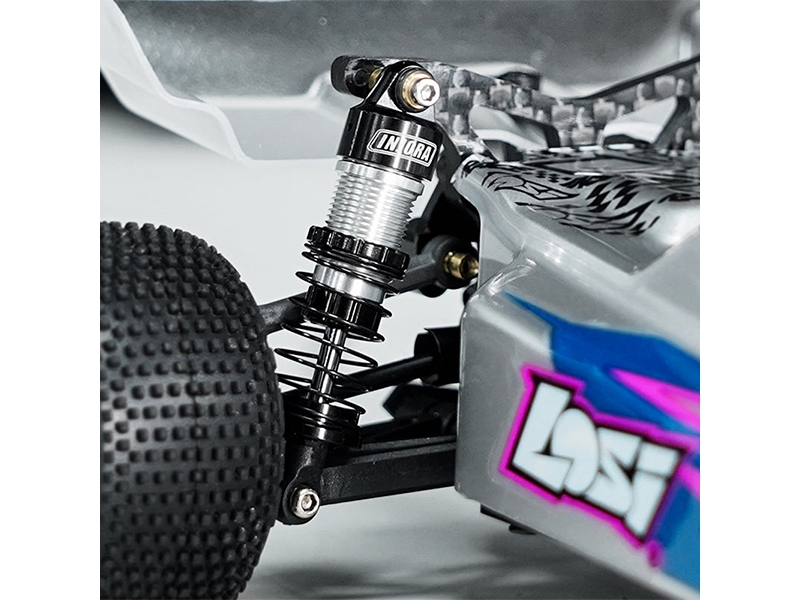 Injora 4PCS Aluminum Oil Shocks for 1/24 Buggy Losi Micro-B-5