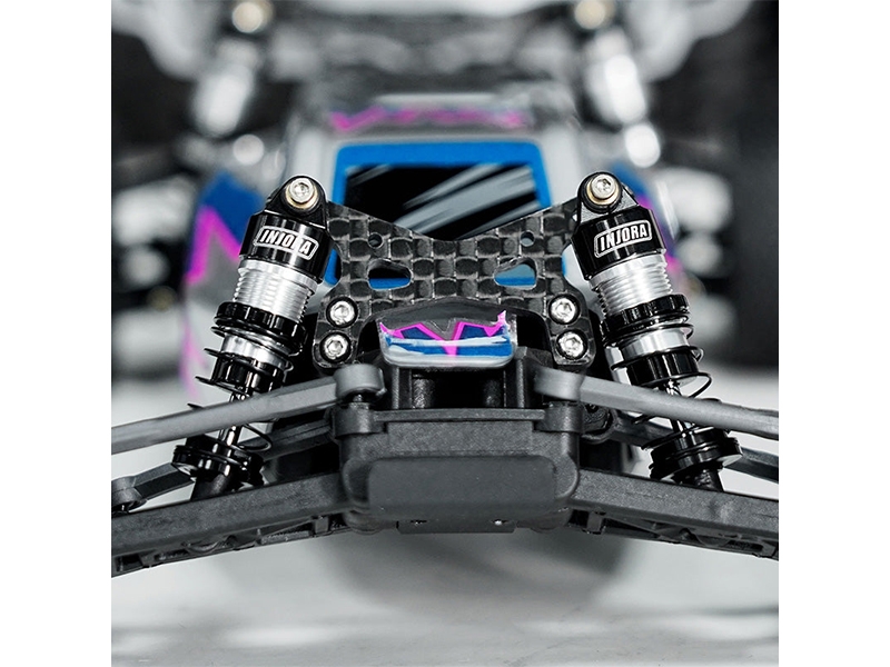 Injora 4PCS Aluminum Oil Shocks for 1/24 Buggy Losi Micro-B-6