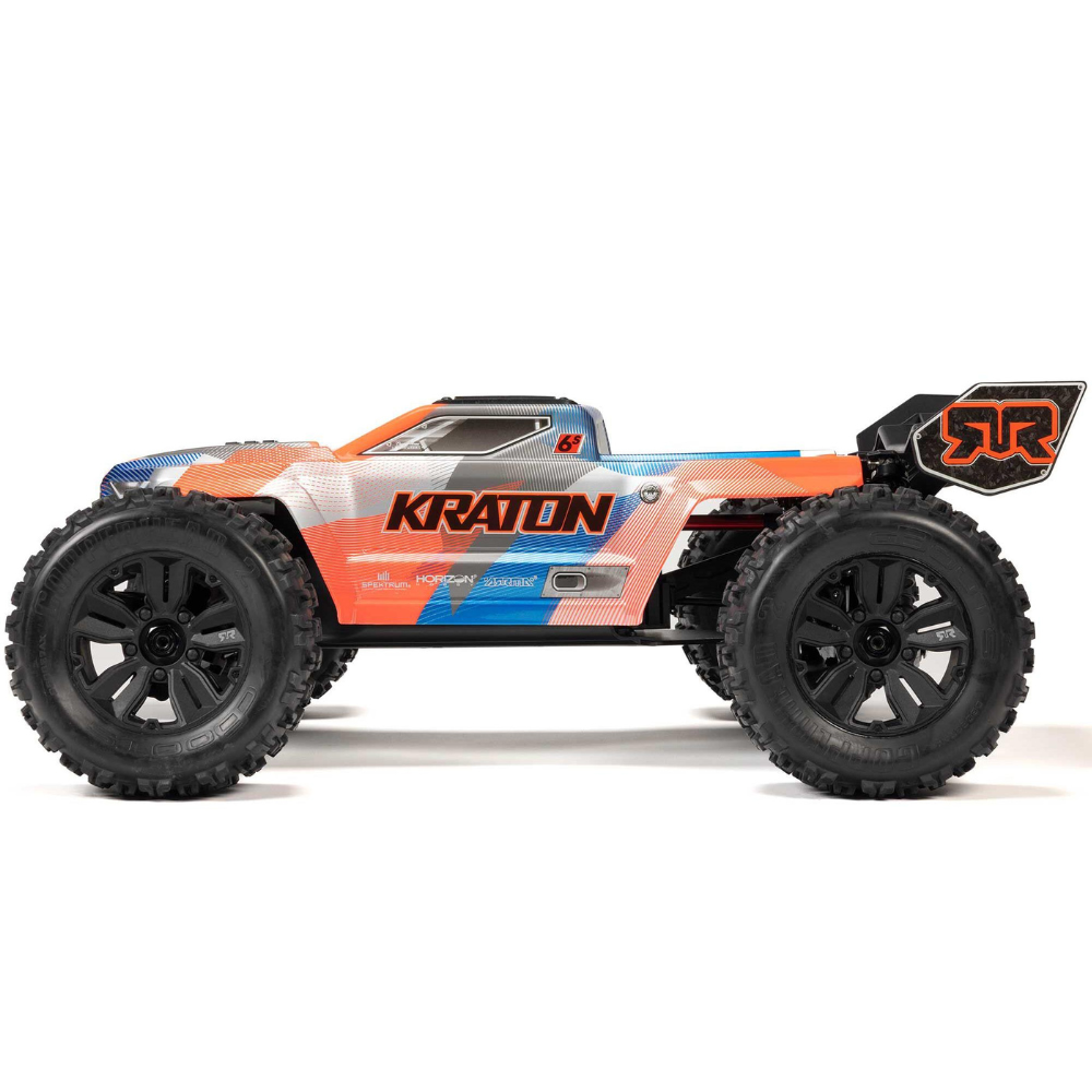 Arrma 1/8 Kraton 6S V6 4X4 BLX Speed Monster Truck RTR Orange-3