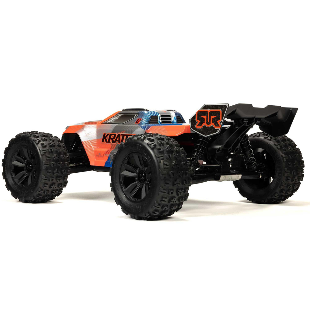 Arrma 1/8 Kraton 6S V6 4X4 BLX Speed Monster Truck RTR Orange-6