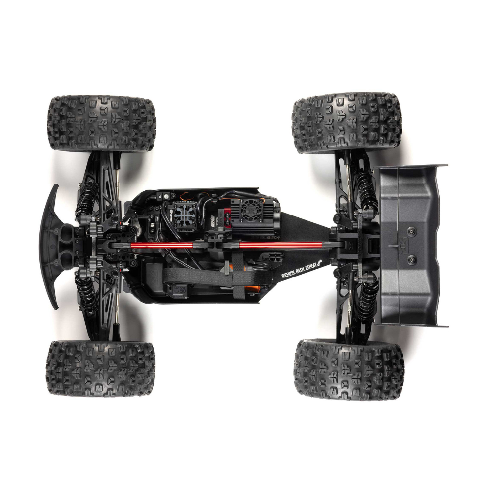 Arrma 1/8 Kraton 6S V6 4X4 BLX Speed Monster Truck RTR Orange-7