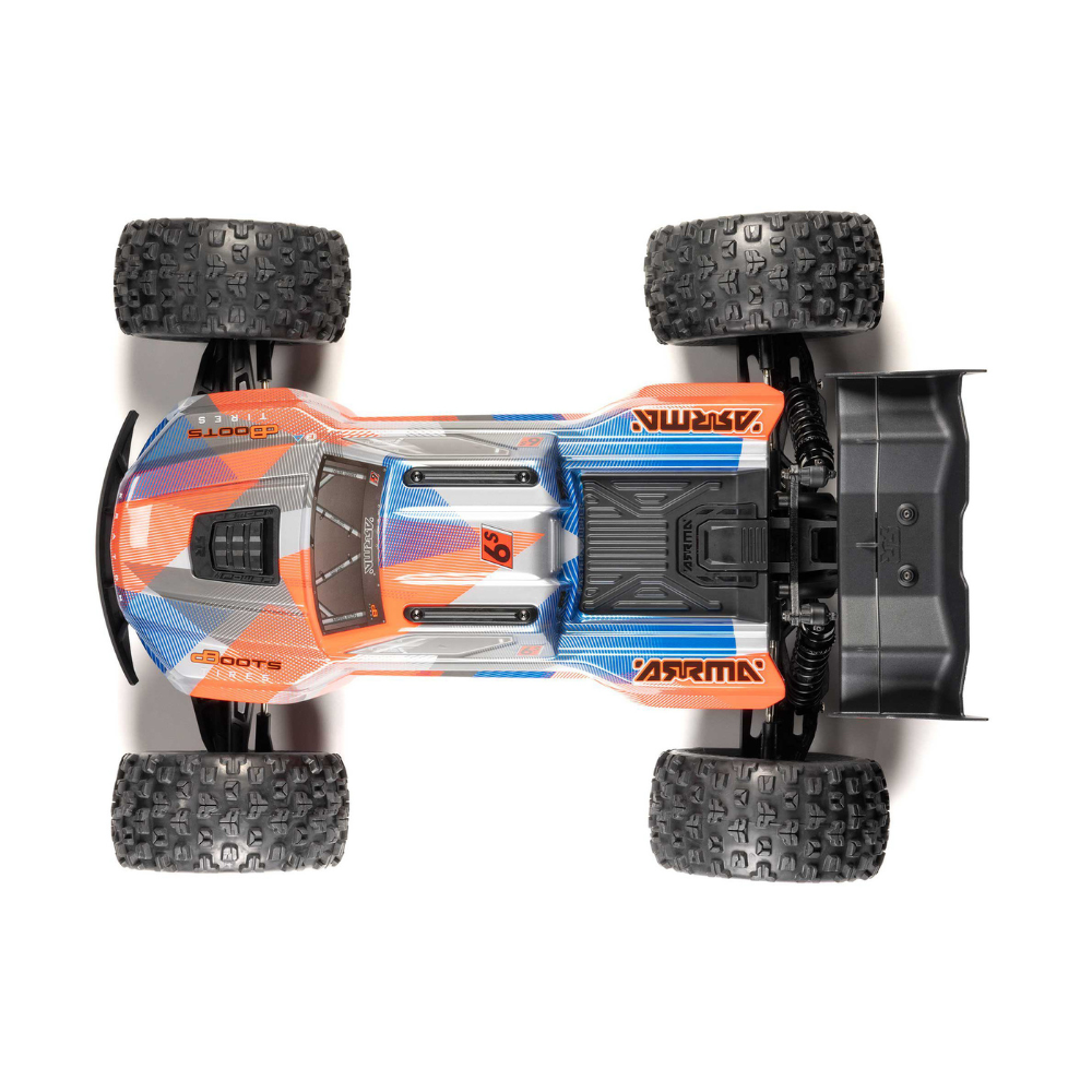 Arrma 1/8 Kraton 6S V6 4X4 BLX Speed Monster Truck RTR Orange-8