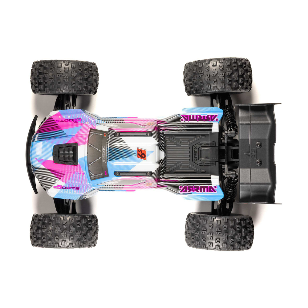 Arrma 1/8 Kraton 6S V6 4X4 BLX Speed Monster Truck RTR Pink-3