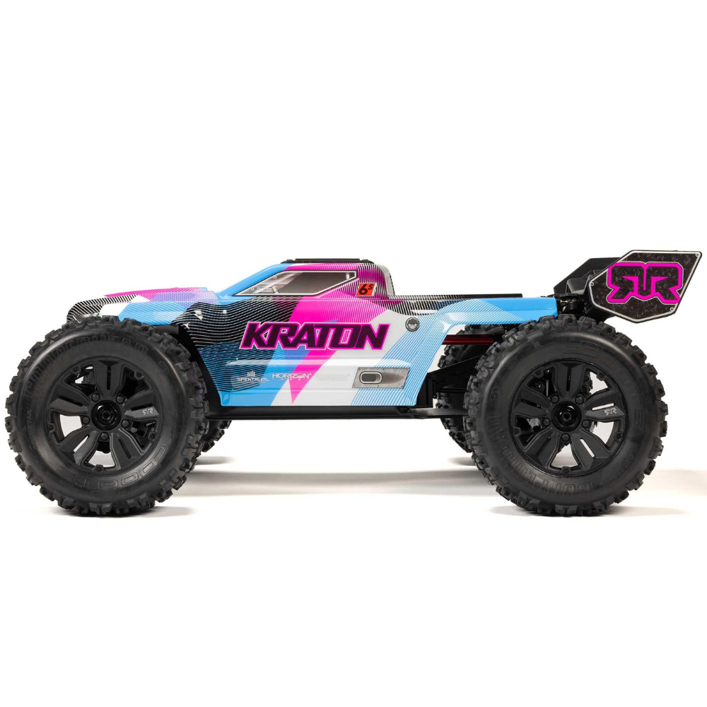 Arrma 1/8 Kraton 6S V6 4X4 BLX Speed Monster Truck RTR Pink-6