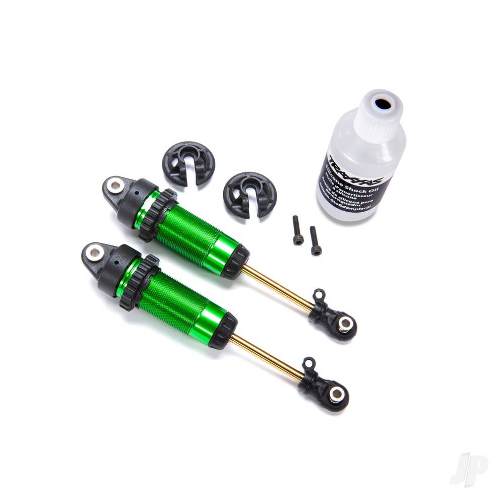 traxxas-shocks-gtr-xx-long-green-anodised-ptfe-coated-bodies-with-tin-shafts-2-pcs