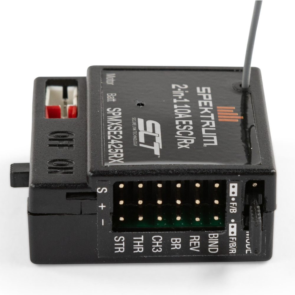 Spektrum 10 Amp Brushed 2-in-1 ESC / SLT Receiver Combo P-SPMXSE2425RX-3