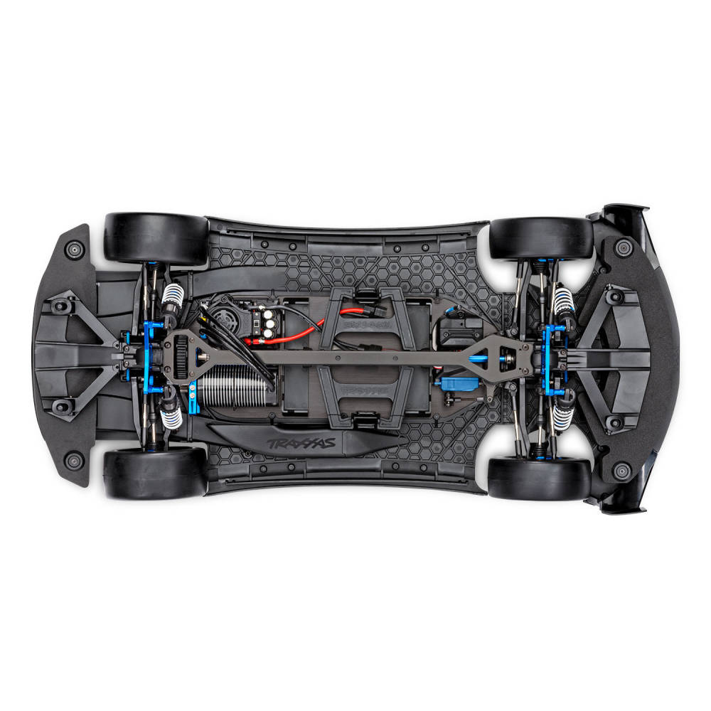 Traxxas XO-1 100MPH+ 1:7 4WD RTR Brushless Electric Supercar, BlueX (+ TQi -2-ch Wireless, Castle Mamba ESC, Big Block 1650kV, TSM)-4