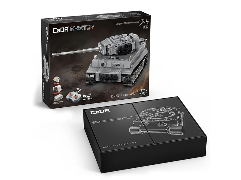 CaDA MOC Tiger Tank - 925 pcs-5