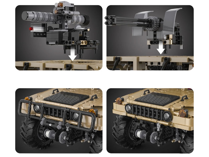 CaDA 1:8 Humvee - 3935 pcs-4