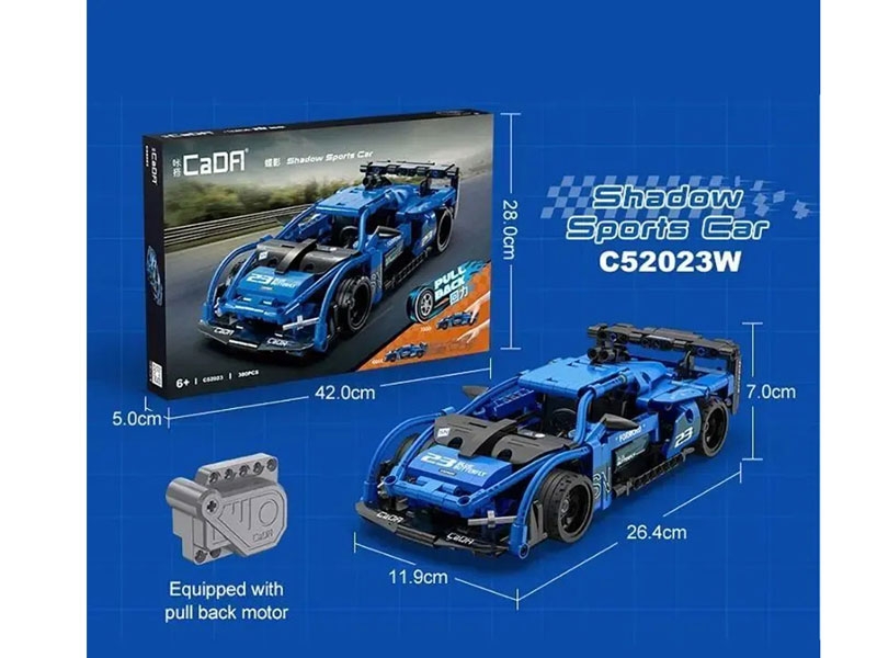 CaDA Shadow 1:18 Pull Back Racing Car - 380 pcs-4
