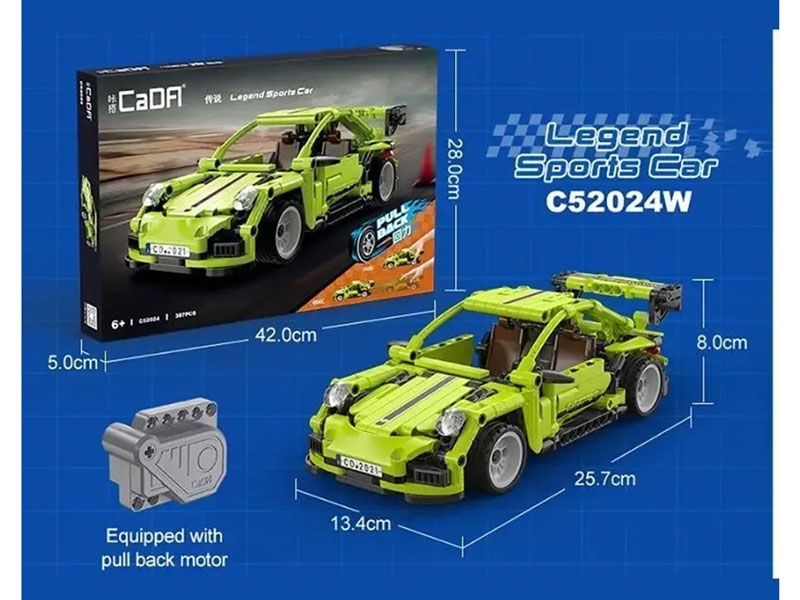 CaDA Legend 1:18 Pull Back Racing Car - 387 pcs-4