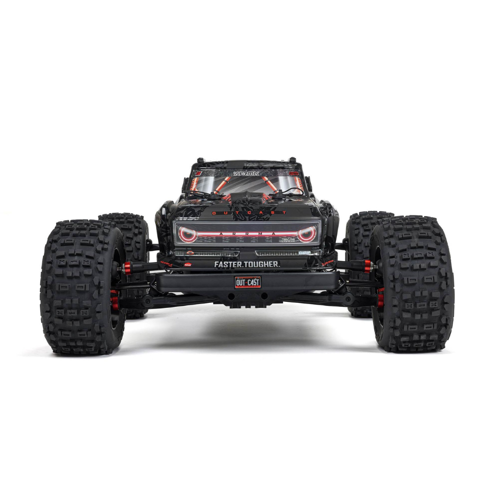 Arrma 1/5 Outcast 8S 4X4 BLX EXB Stunt Truck RTR Black-5