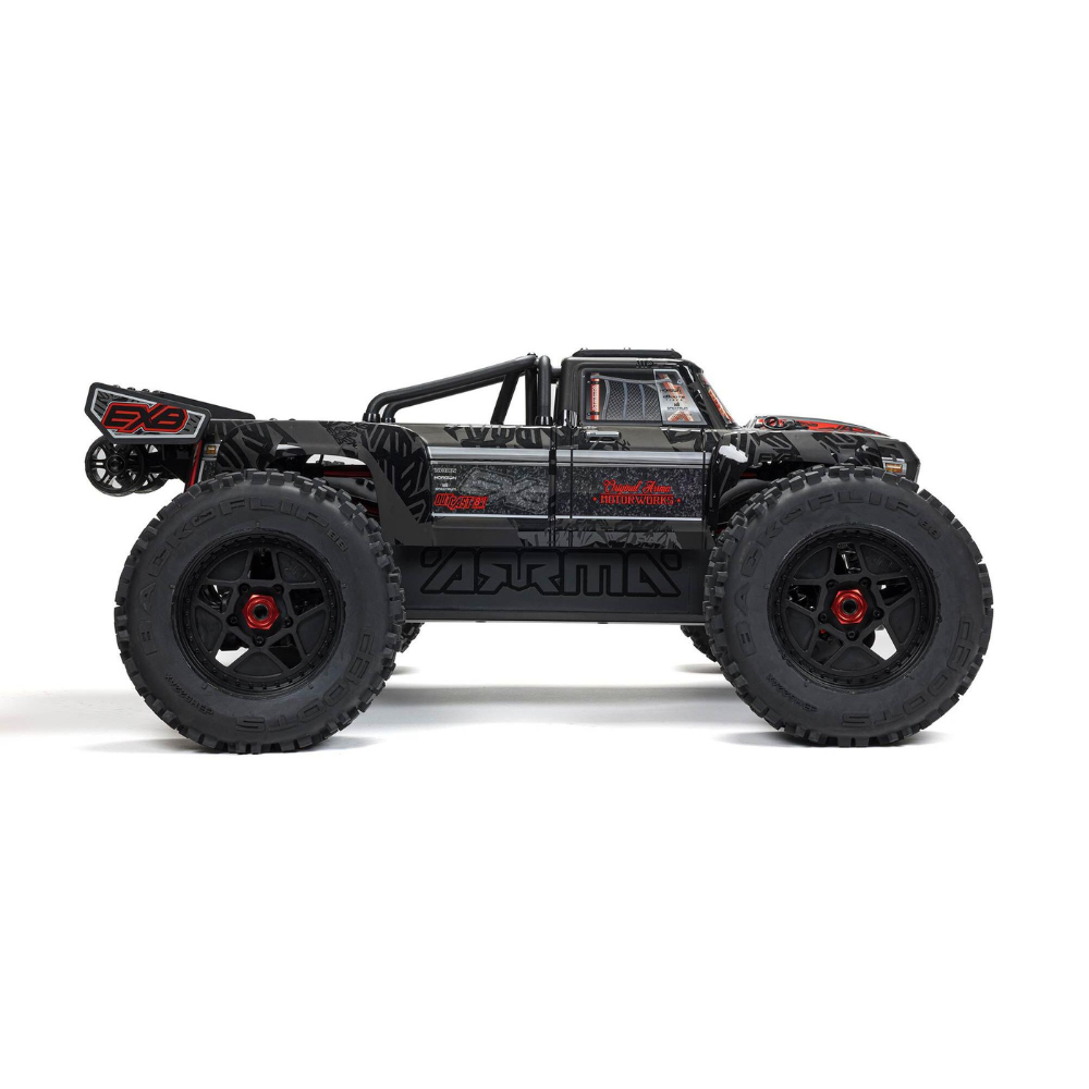 Arrma 1/5 Outcast 8S 4X4 BLX EXB Stunt Truck RTR Black-6