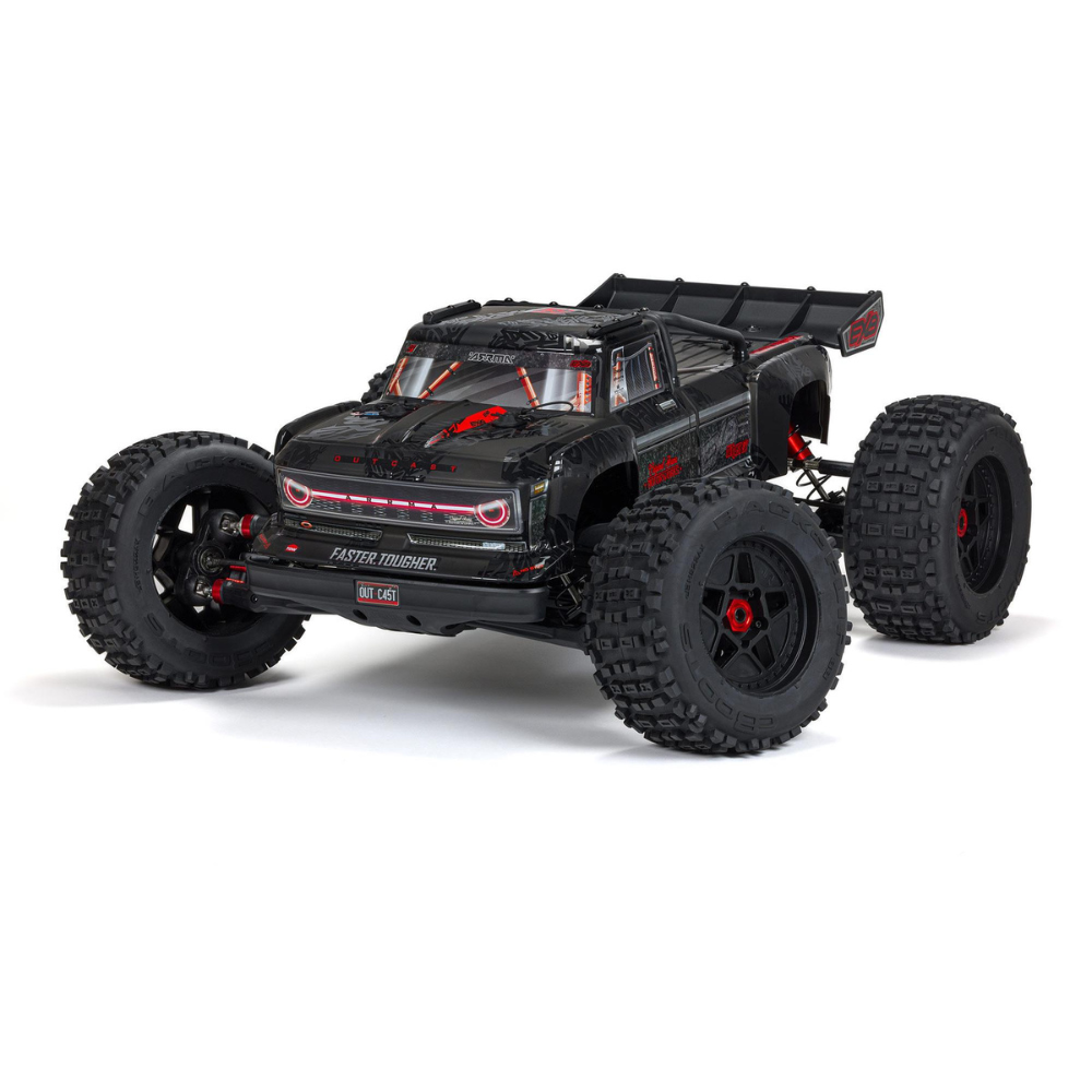 Arrma 1/5 Outcast 8S 4X4 BLX EXB Stunt Truck RTR Black-7