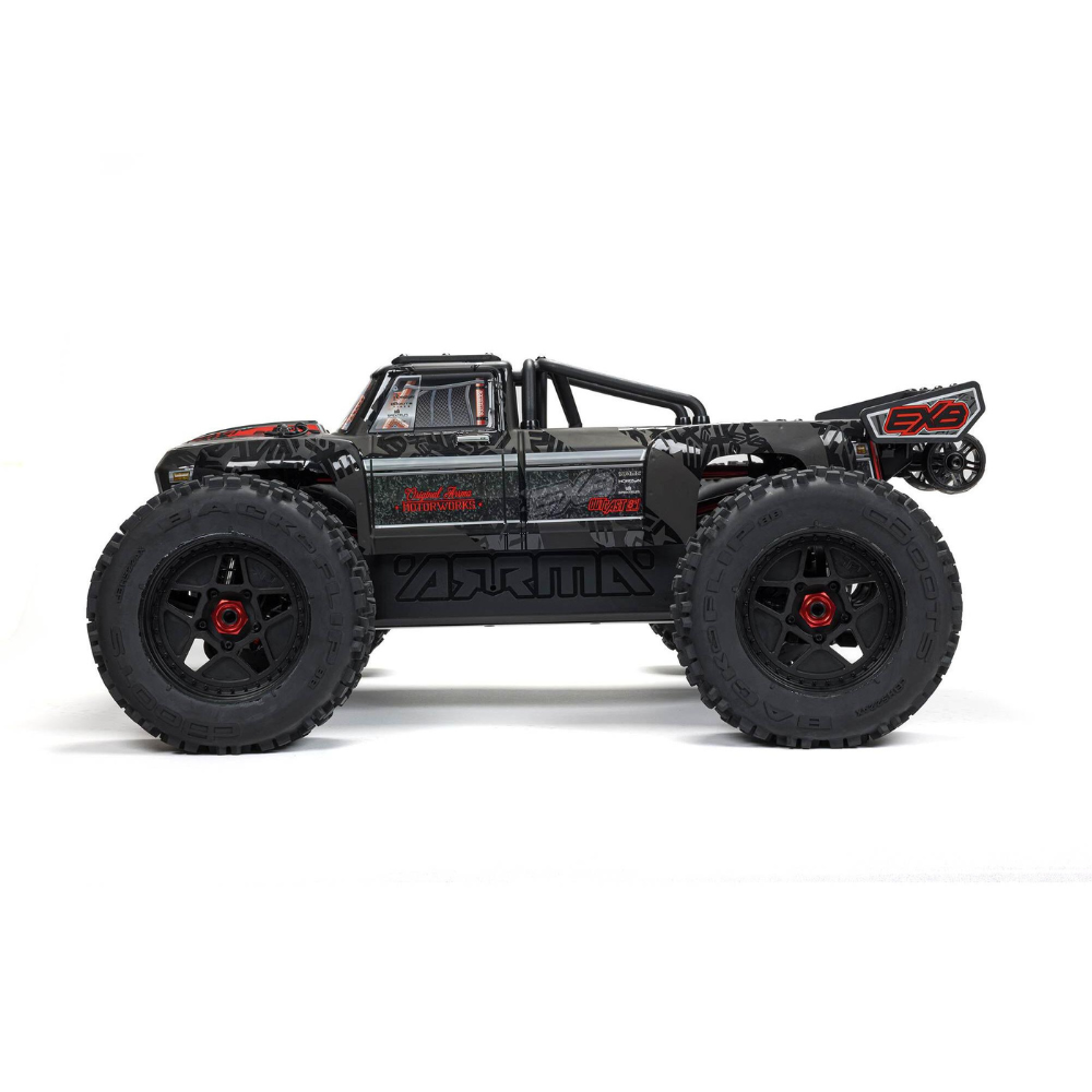 Arrma 1/5 Outcast 8S 4X4 BLX EXB Stunt Truck RTR Black-8