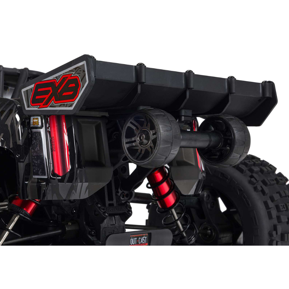 Arrma 1/5 Outcast 8S 4X4 BLX EXB Stunt Truck RTR Black-11