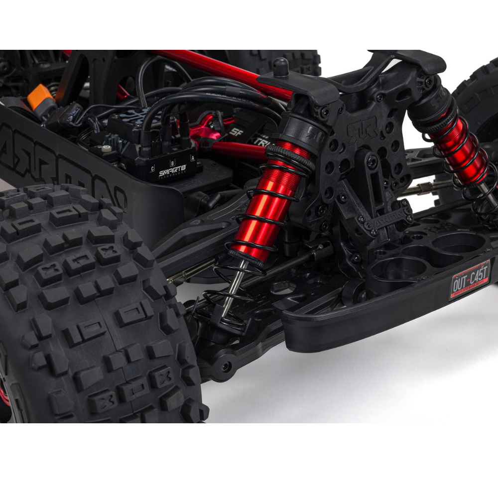 Arrma 1/5 Outcast 8S 4X4 BLX EXB Stunt Truck RTR Black-14