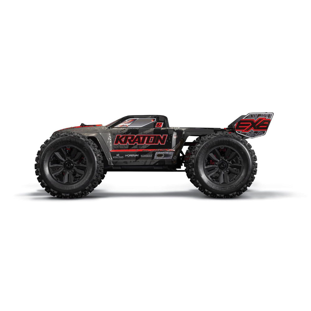 Arrma 1/8 Kraton 6S BLX 4X4 EXB Speed Monster Truck RTR Black-5