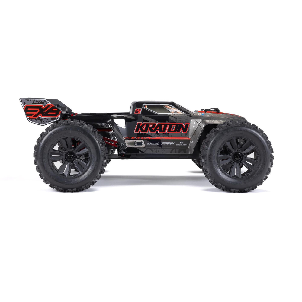 Arrma 1/8 Kraton 6S BLX 4X4 EXB Speed Monster Truck RTR Black-6