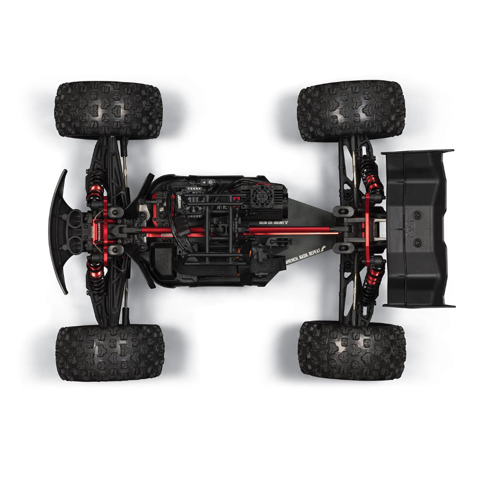 Arrma 1/8 Kraton 6S BLX 4X4 EXB Speed Monster Truck RTR Black-11