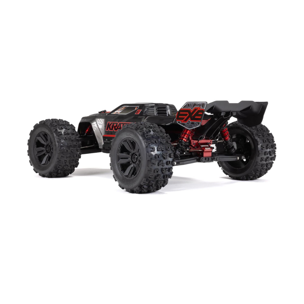 Arrma 1/8 Kraton 6S BLX 4X4 EXB Speed Monster Truck RTR Black-8