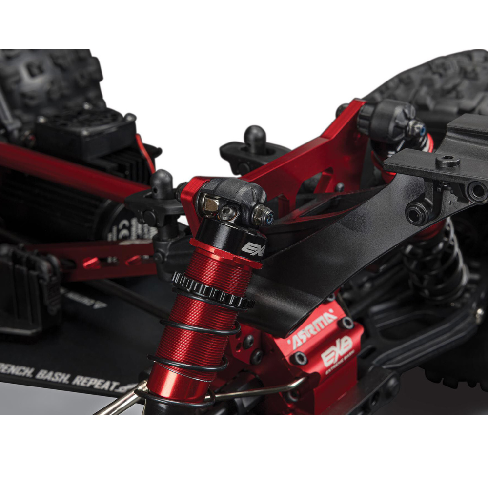 Arrma 1/8 Kraton 6S BLX 4X4 EXB Speed Monster Truck RTR Black-12