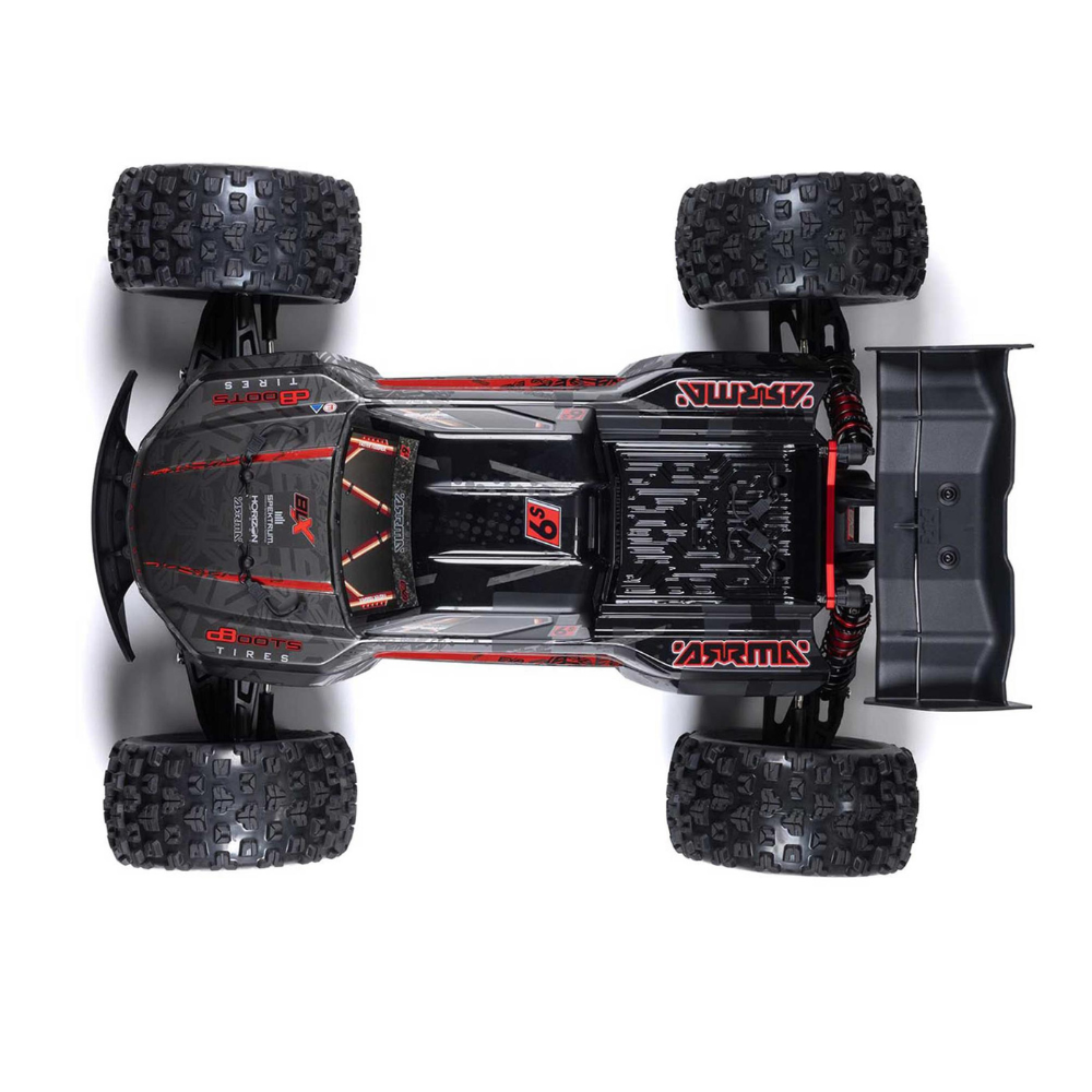 Arrma 1/8 Kraton 6S BLX 4X4 EXB Speed Monster Truck RTR Black-9