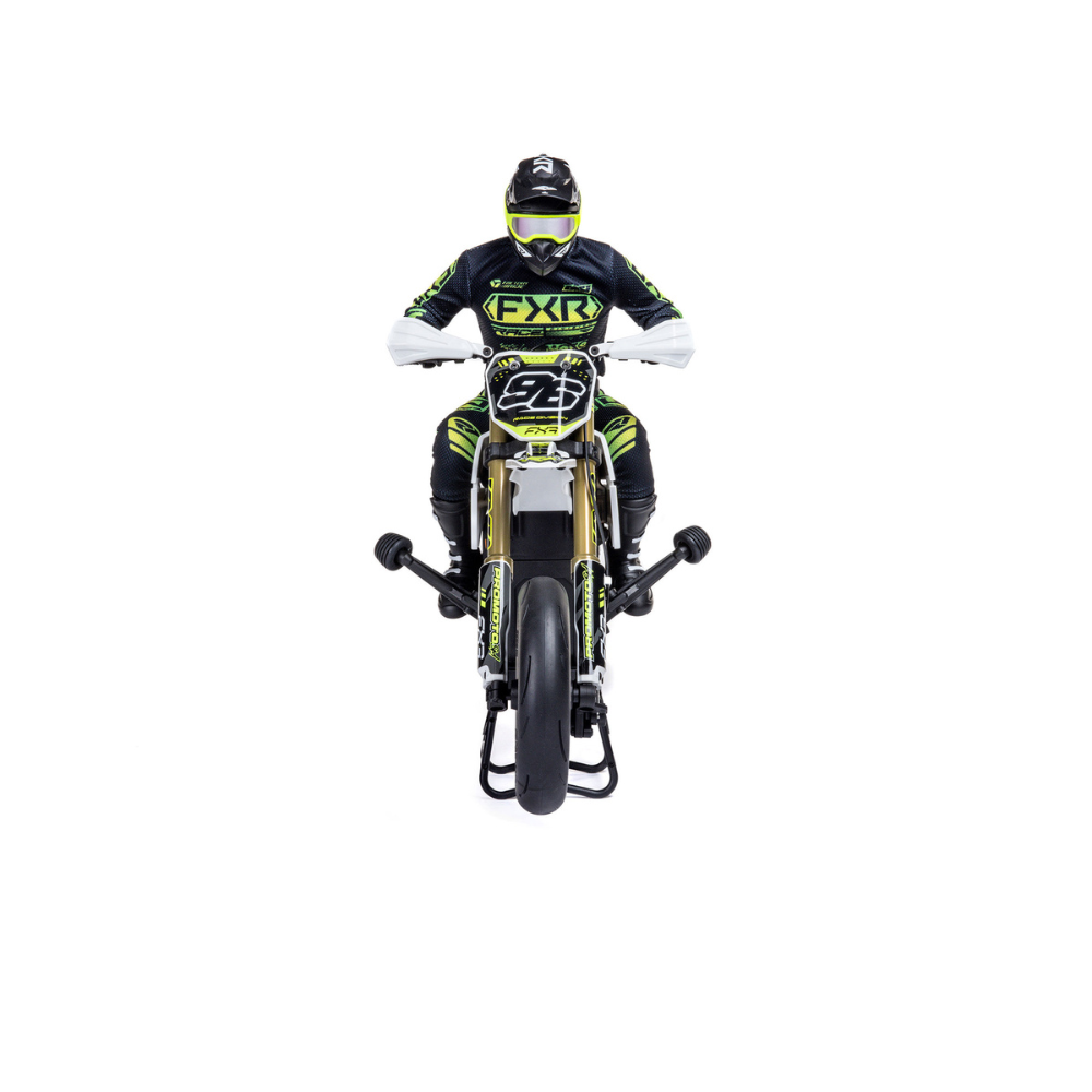 Losi 1/4 Promoto-SM FXR Supermoto Motorcycle RTR Basic - White-4
