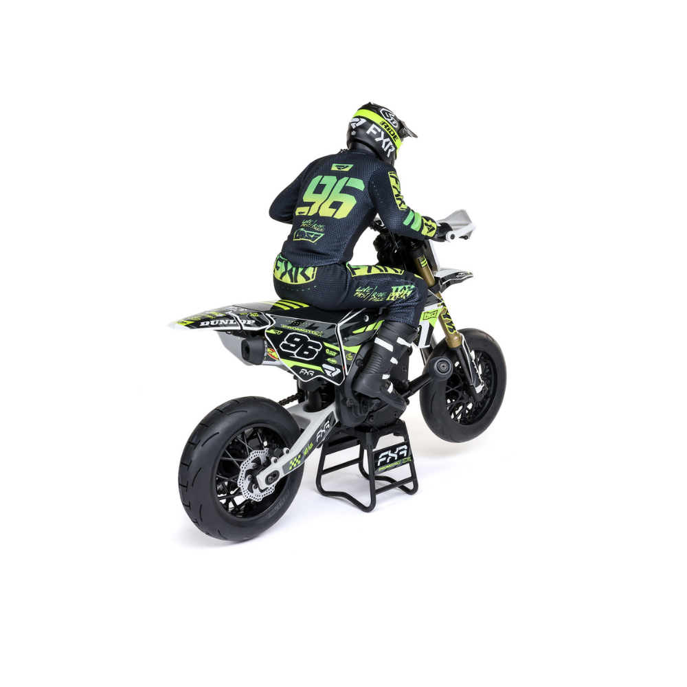 Losi 1/4 Promoto-SM FXR Supermoto Motorcycle RTR Basic - White-7