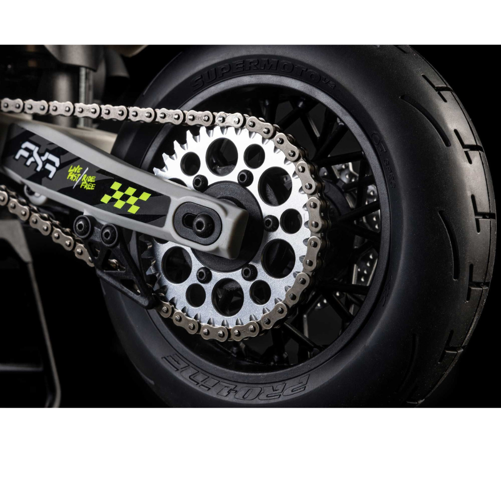 Losi 1/4 Promoto-SM FXR Supermoto Motorcycle RTR Basic - White-10