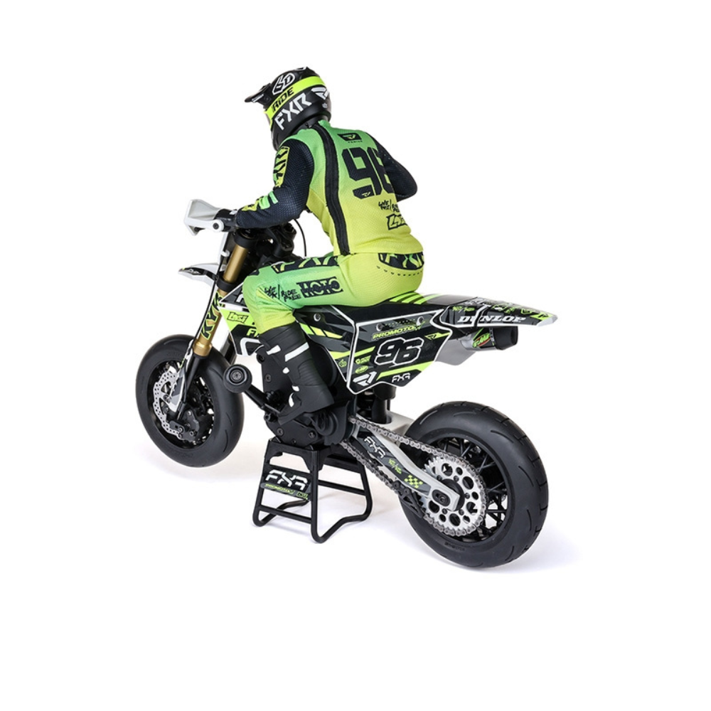 Losi 1/4 Promoto-SM FXR Supermoto Motorcycle RTR (Battery and Charger Included) - White-4