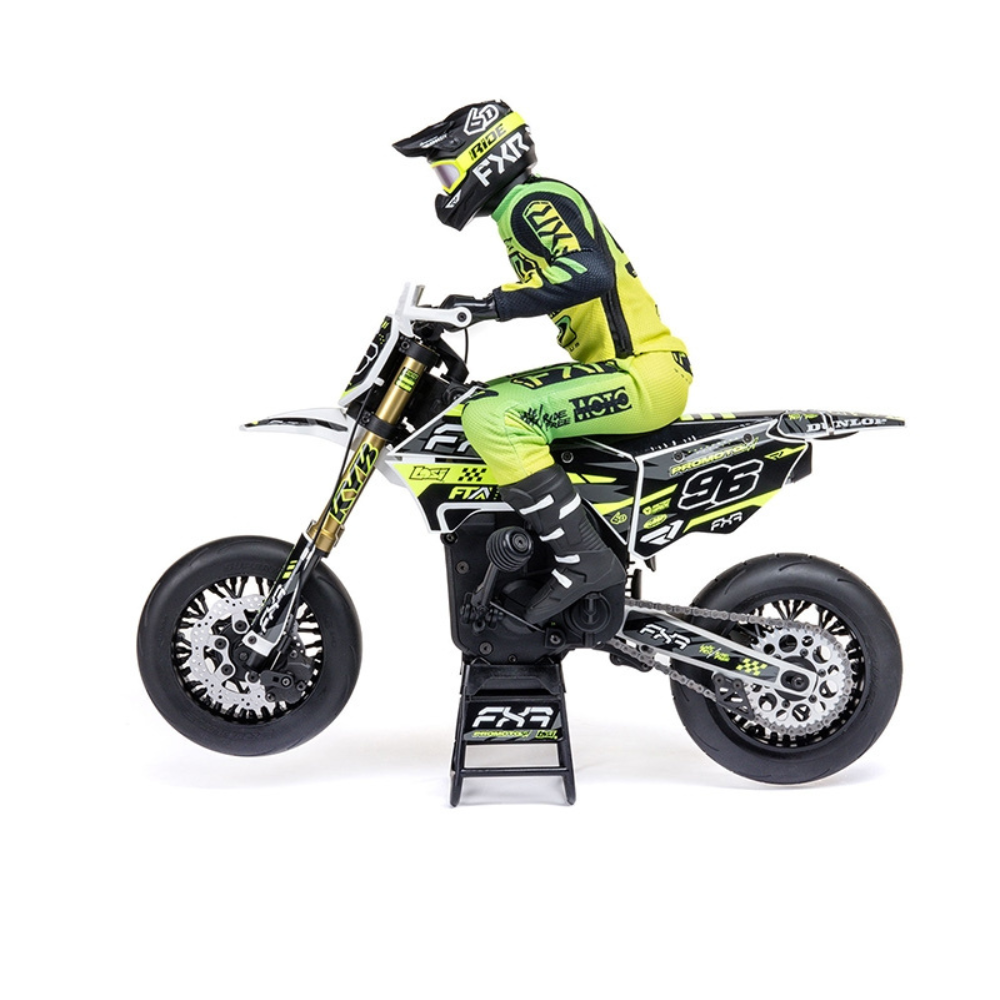 Losi 1/4 Promoto-SM FXR Supermoto Motorcycle RTR (Battery and Charger Included) - White-5