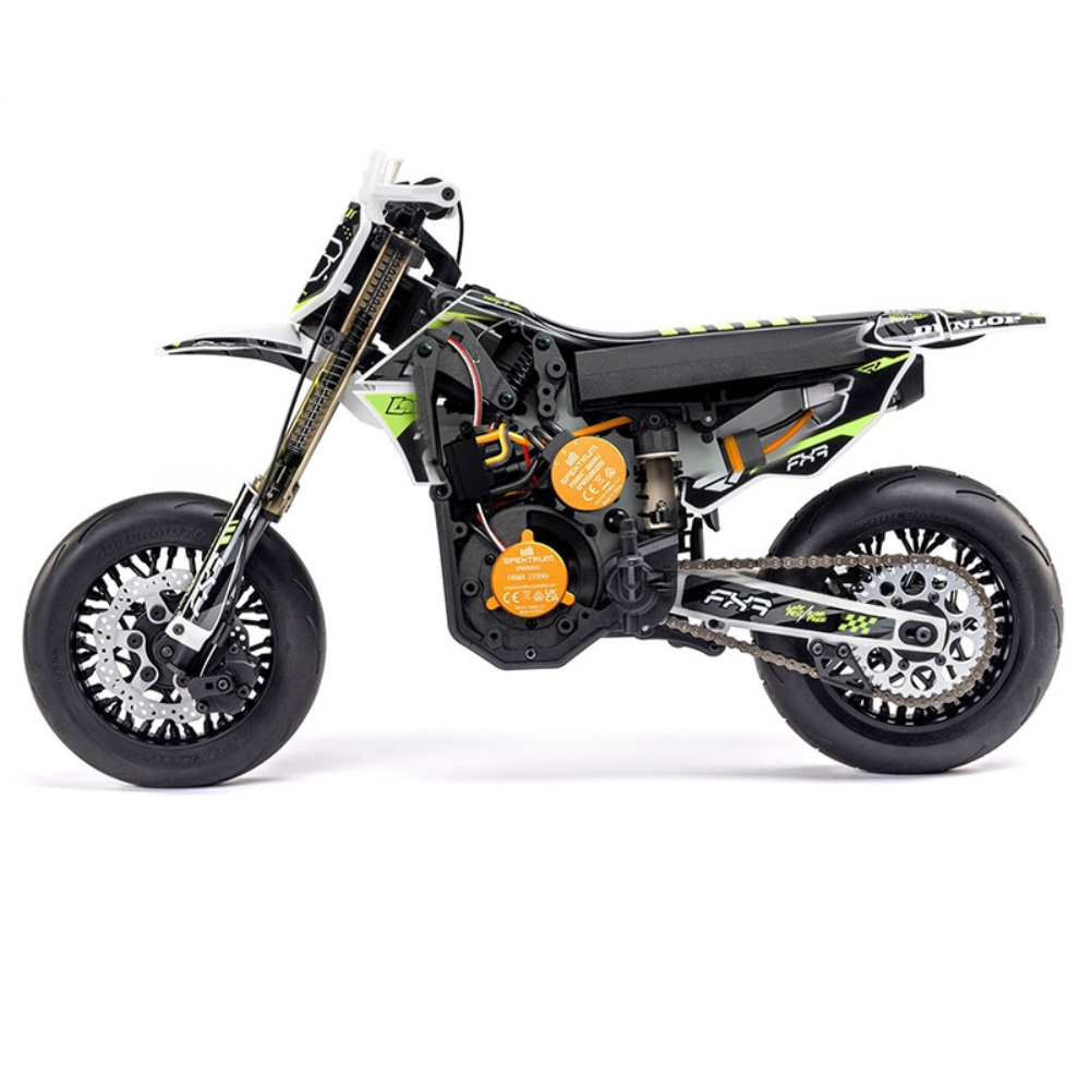 Losi 1/4 Promoto-SM FXR Supermoto Motorcycle RTR (Battery and Charger Included) - White-6