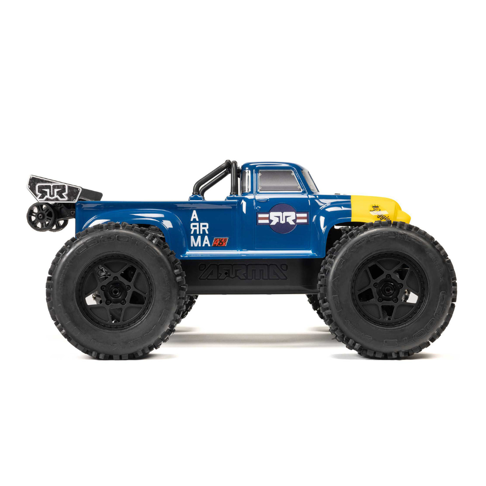 Arrma 1/8 Notorious 6S V6 4X4 BLX Stunt Truck RTR - Blue-3