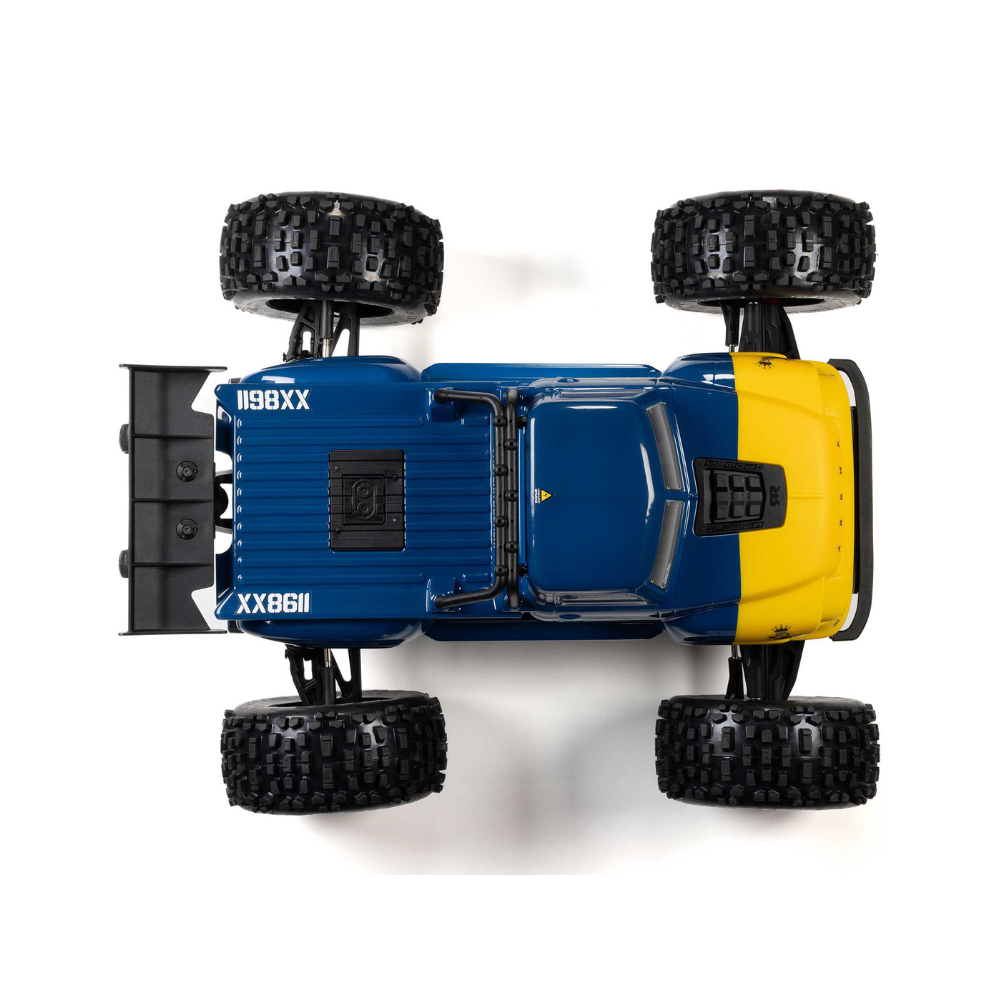 Arrma 1/8 Notorious 6S V6 4X4 BLX Stunt Truck RTR - Blue-4