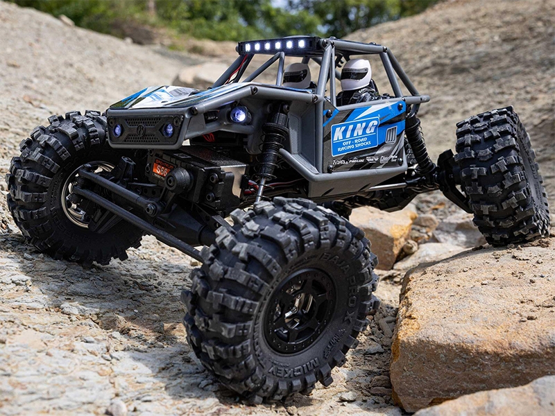 Axial 1/18 UTB18 Capra 4WS 4WD Trail Buggy RTR with Bat/Chg - Blue-7