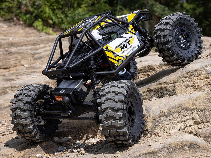 Axial 1/18 UTB18 Capra 4WS 4WD Trail Buggy RTR with Bat/Chg - Yellow-7