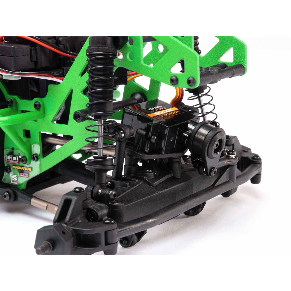 Losi 1/18 Mini LMT 4X4 Brushed Monster Truck RTR - Grave Digger-11