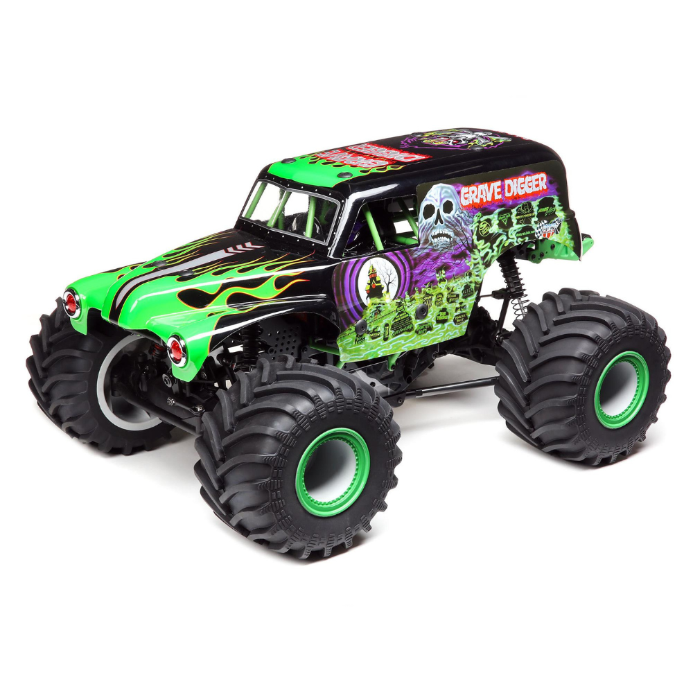 Losi 1/10 LMT 4WD Solid Axle Monster Truck RTR - Grave Digger-2