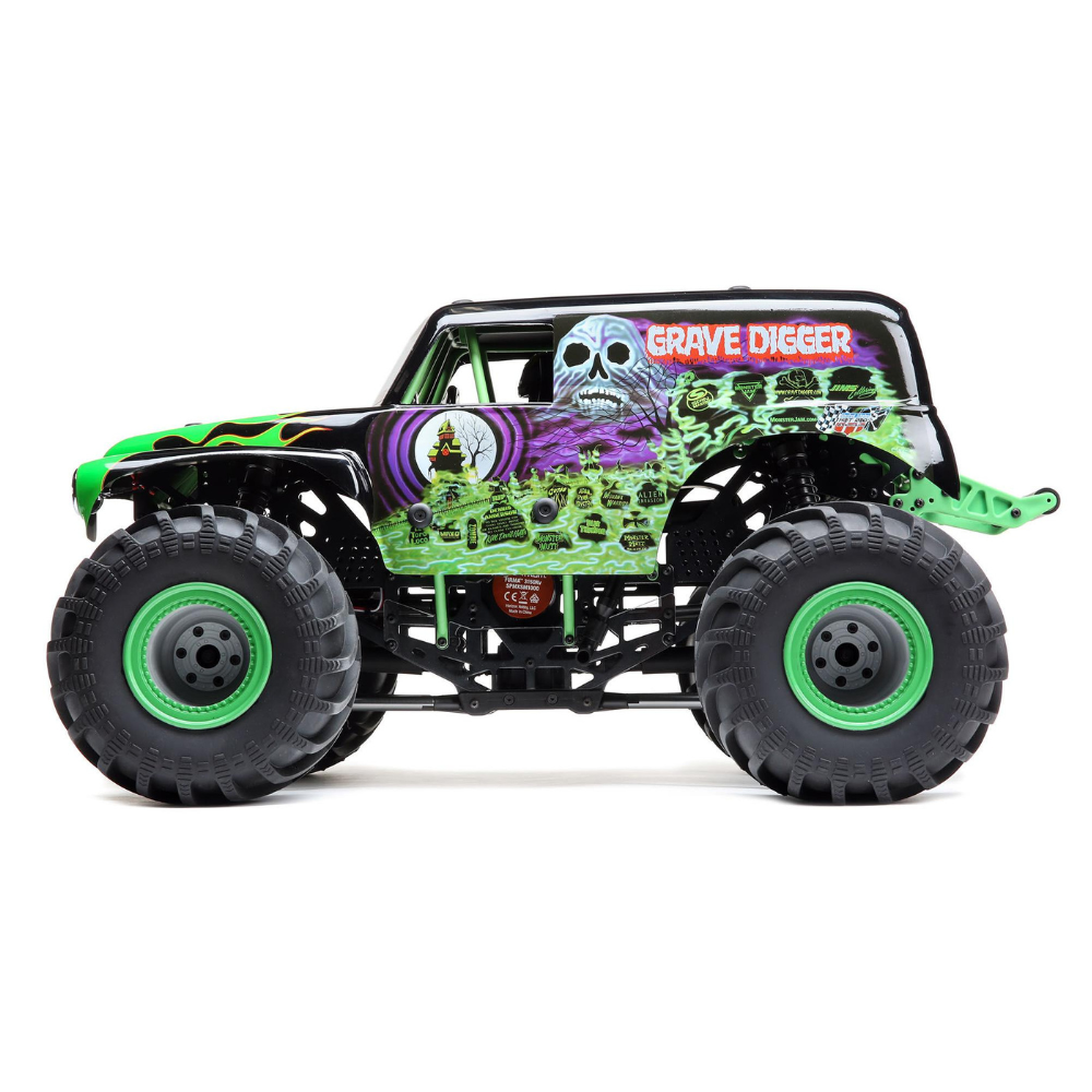 Losi 1/10 LMT 4WD Solid Axle Monster Truck RTR - Grave Digger-3