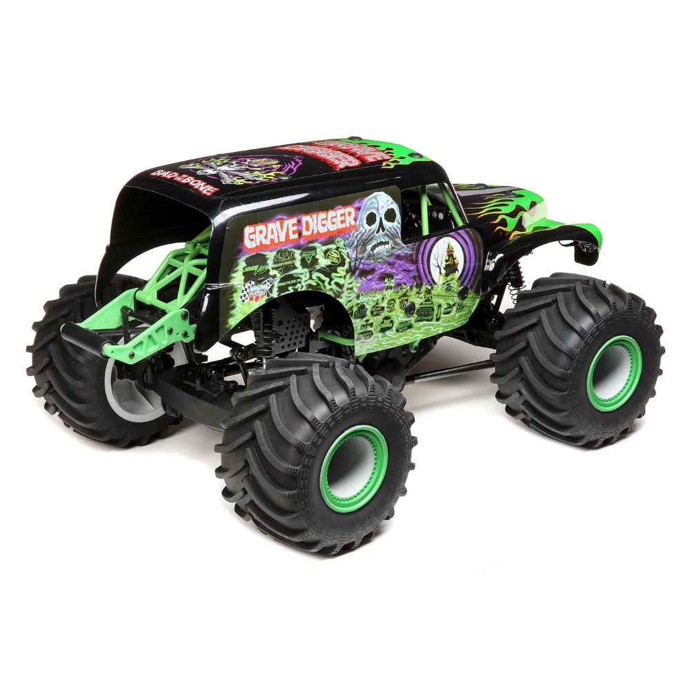 Losi 1/10 LMT 4WD Solid Axle Monster Truck RTR - Grave Digger-4