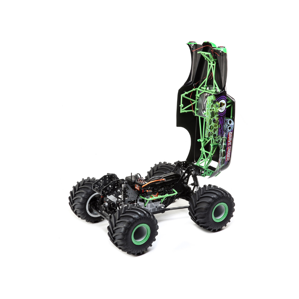 Losi 1/10 LMT 4WD Solid Axle Monster Truck RTR - Grave Digger-8